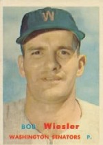 1957 Topps      126     Bob Wiesler